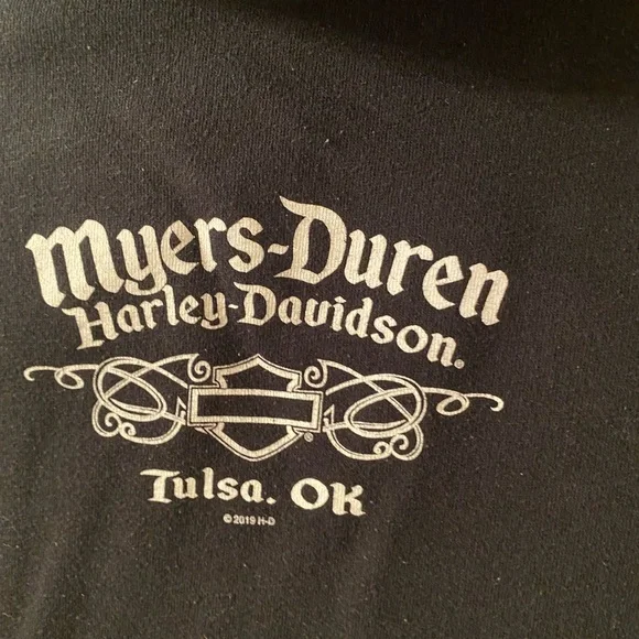 Women’s Harley-Davidson Black Full-Zip Hoodie - Picture 5 of 6